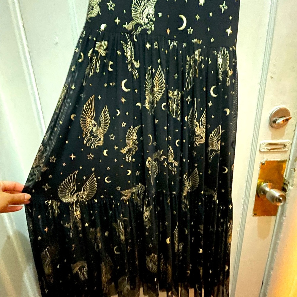 Pegasus in the sky dress NWOT